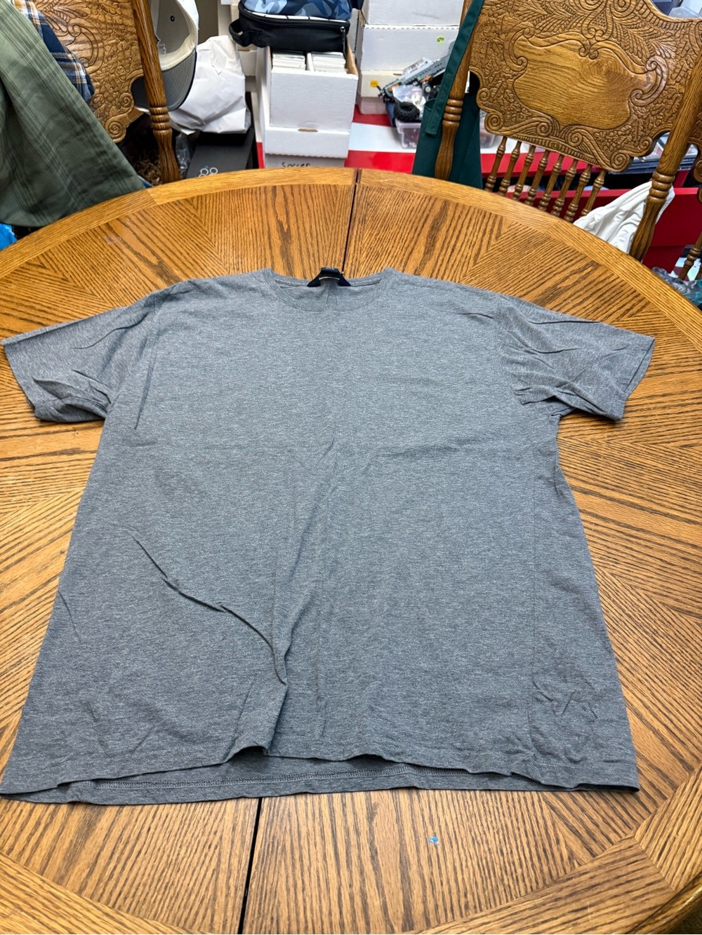Brooks Brothers Men's Heather Gray Short Sleeve Crew Tee